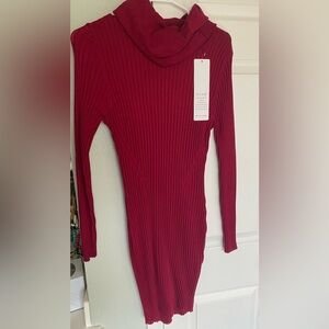 Red Sweater Dress